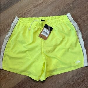 The North Face Women's Neon Yellow Athletic Shorts